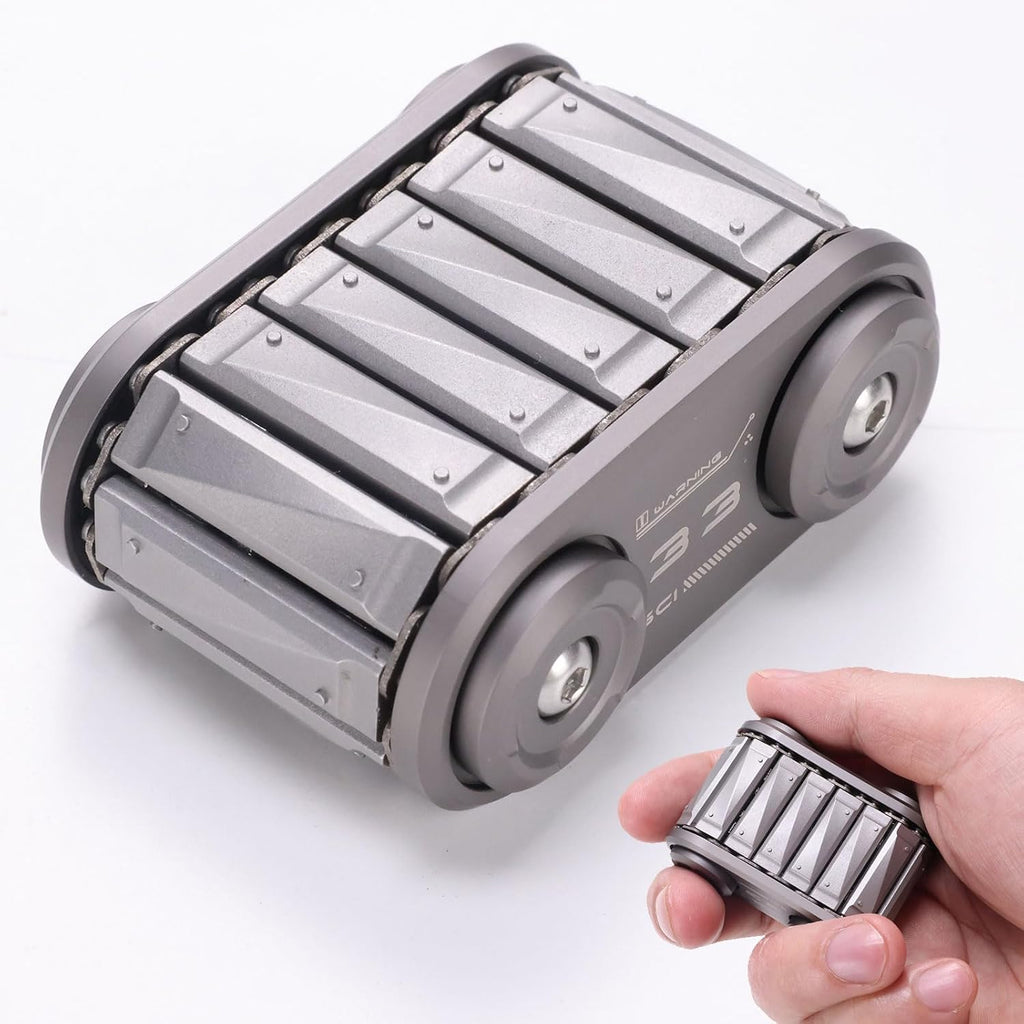 Metal Fidget Toy – TankTwirl Stress-Relief with Premium EDC Desk detail image - detail view 12