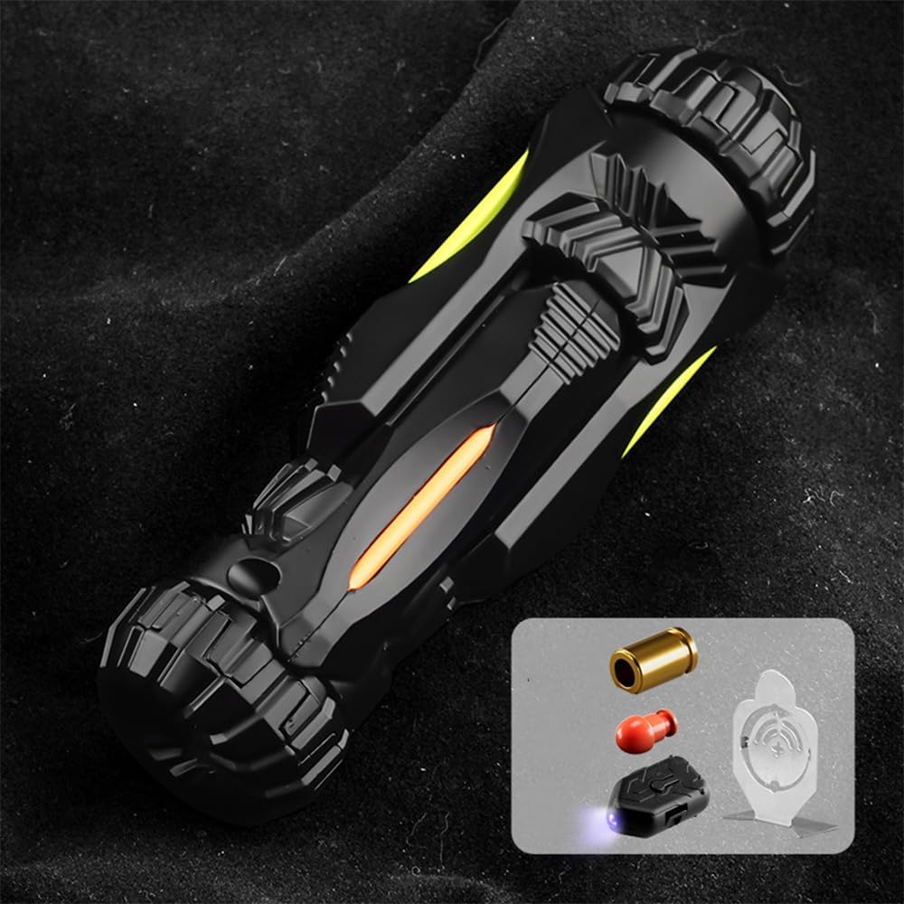 Metal Fidget Toy – Vortex Blaster Mini Alloy EDC with Shell Ejection & Glow Strip Blaster detail image - detail view 3