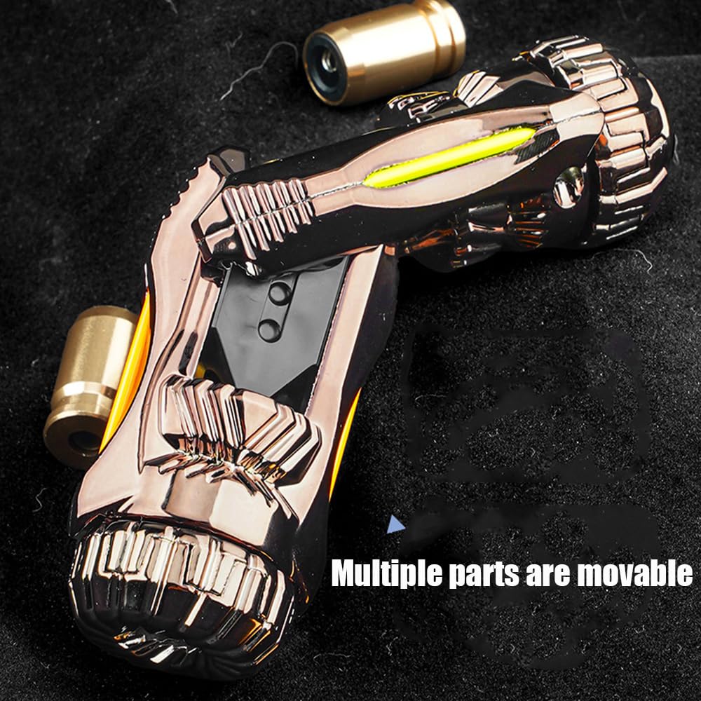 Metal Fidget Toy – Vortex Blaster Mini Alloy EDC with Shell Ejection & Glow Strip Blaster detail image - detail view 4