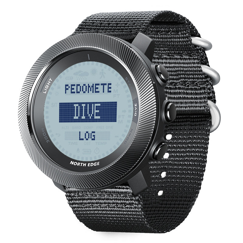 Outdoor Tactical Watch – Military 50M Waterproof Compass Altimeter Hiking Camping variant image