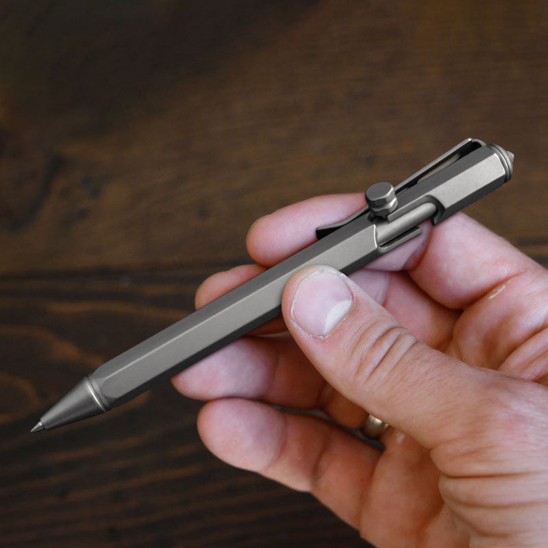 Titanium Tactical Pen - Tungsten Steel Window Breaker EDC Self-Defense Writing Tool