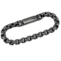 Punk Titanium Bracelet – RustEdge Steel Industrial with Oxidized Finish variant image