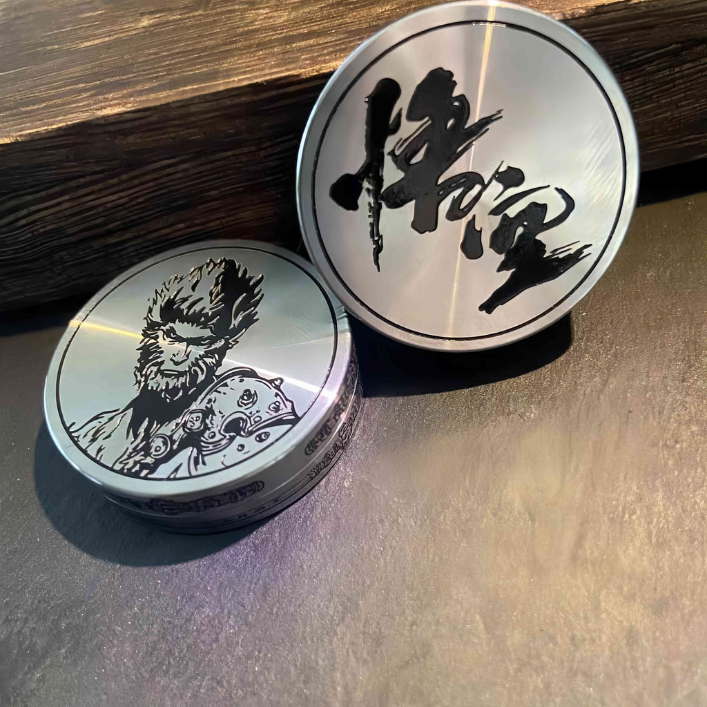 Ratchet Fidget Coin – Wukong Pop & with Stainless Steel Toy for Desk Breaks, Collecting product image
