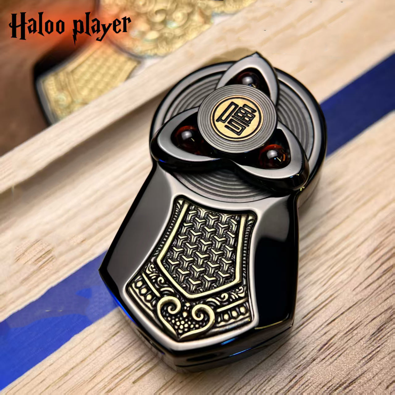 Ratchet Fidget Slider – Mechanical Double Layer Push Rotation EDC Stress Relief Desk Toy variant image - product view 9