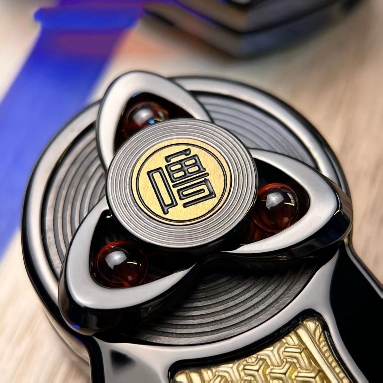 Ratchet Fidget Slider – Mechanical Double Layer Push Rotation EDC Stress Relief Desk Toy detail image - detail view 3