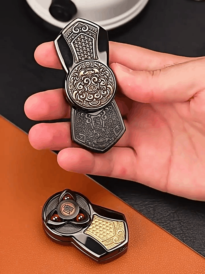 Ratchet Fidget Slider – Mechanical Double Layer Push Rotation EDC Stress Relief Desk Toy product image