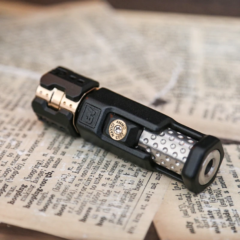 Ratchet Fidget Slider – Titanium 2-Stage Mechanical Smooth Rotation EDC Stress Relief Desk variant image