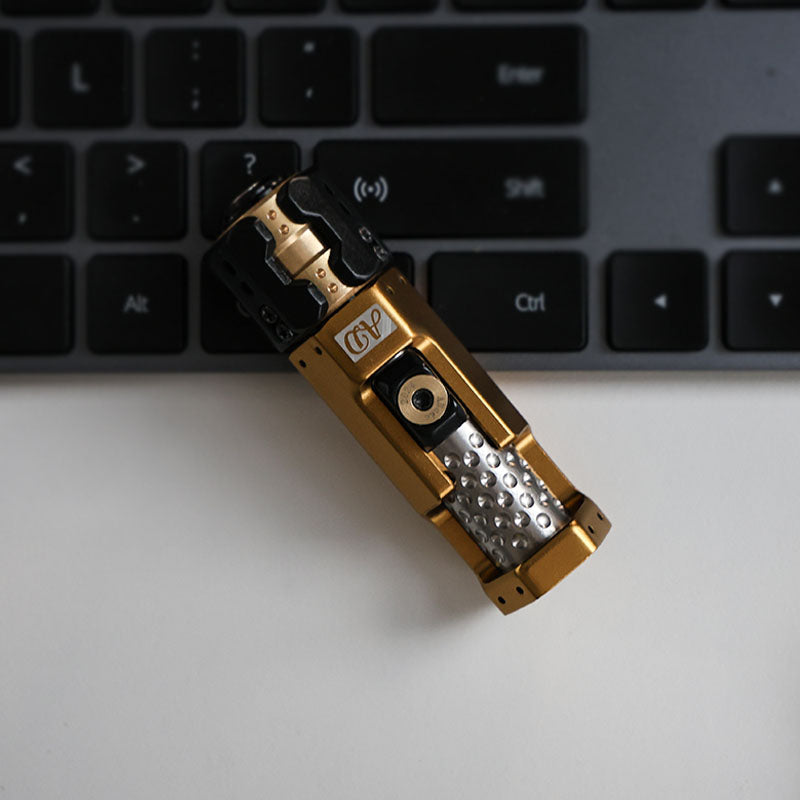 Ratchet Fidget Slider – Titanium 2-Stage Mechanical Smooth Rotation EDC Stress Relief Desk variant image - product view 14