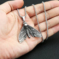 Skull Moth Necklace – Death Gothic Punk Pendant for Alternative Styling, Collecting product image