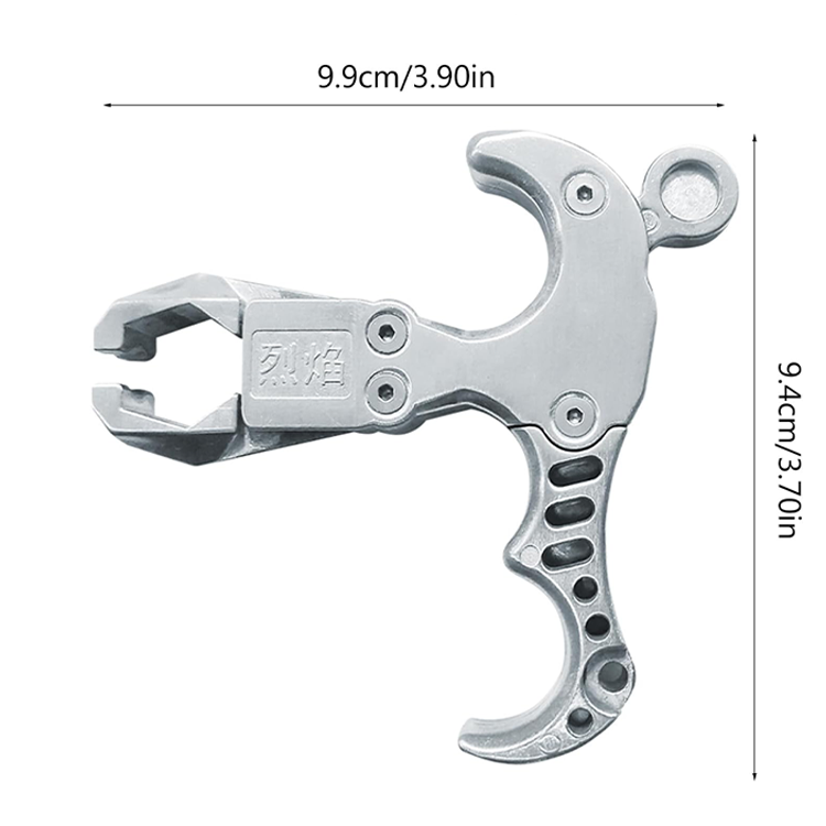 Slingshot Release Device – Stainless Steel Push-Button Clamp with Hunting & Fishing detail image - detail view 5