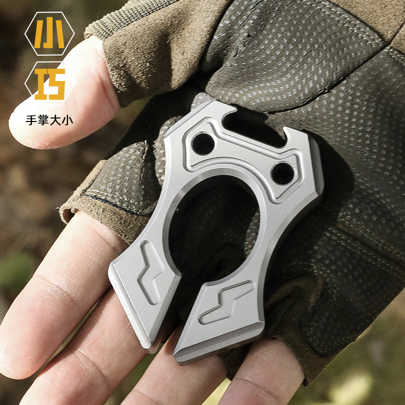 Stainless Steel Bottle Opener Knuckles – Shocking Thunder 3Cr13 Single Finger detail image - detail view 3