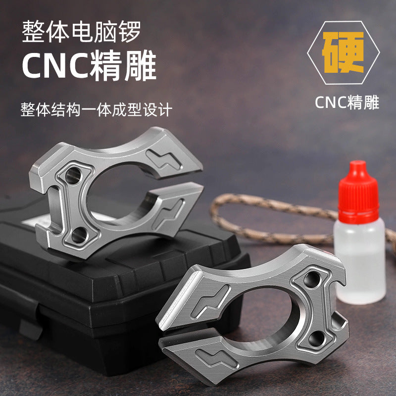 Stainless Steel Bottle Opener Knuckles – Shocking Thunder 3Cr13 Single Finger detail image - detail view 4