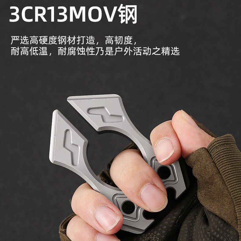 Stainless Steel Bottle Opener Knuckles – Shocking Thunder 3Cr13 Single Finger detail image - detail view 5
