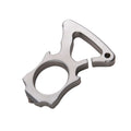 Stainless Steel Bottle Opener Knuckles – Single Finger Ring with 10mm Thick Detachable Tip product image