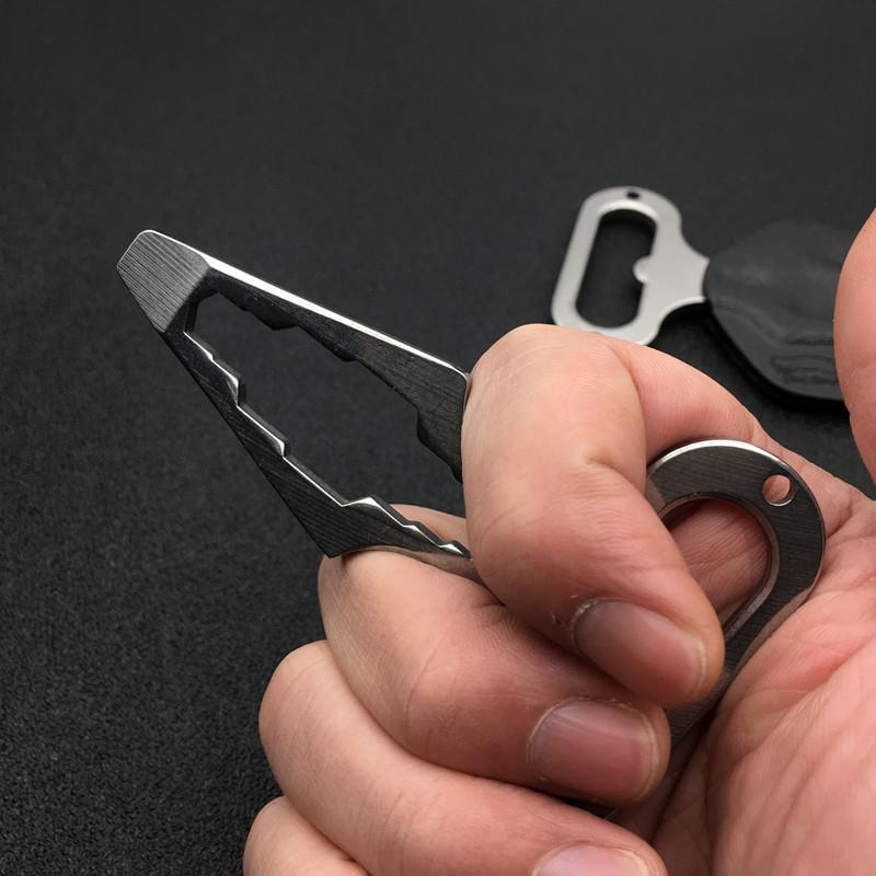 Stainless Steel EDC Keychain Tool – 304 Stinger with Multi-Function Self Defense detail image