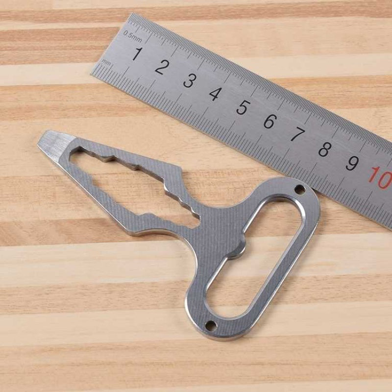 Stainless Steel EDC Keychain Tool – 304 Stinger with Multi-Function Self Defense detail image - detail view 6