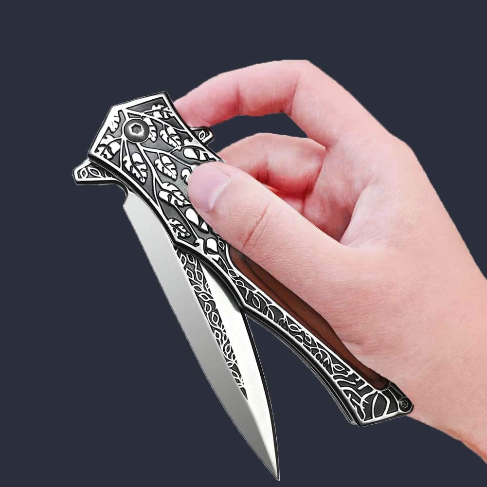 Stainless Steel EDC Knife for Everyday Utility, Collecting, And Outdoor Tasks detail image - detail view 13