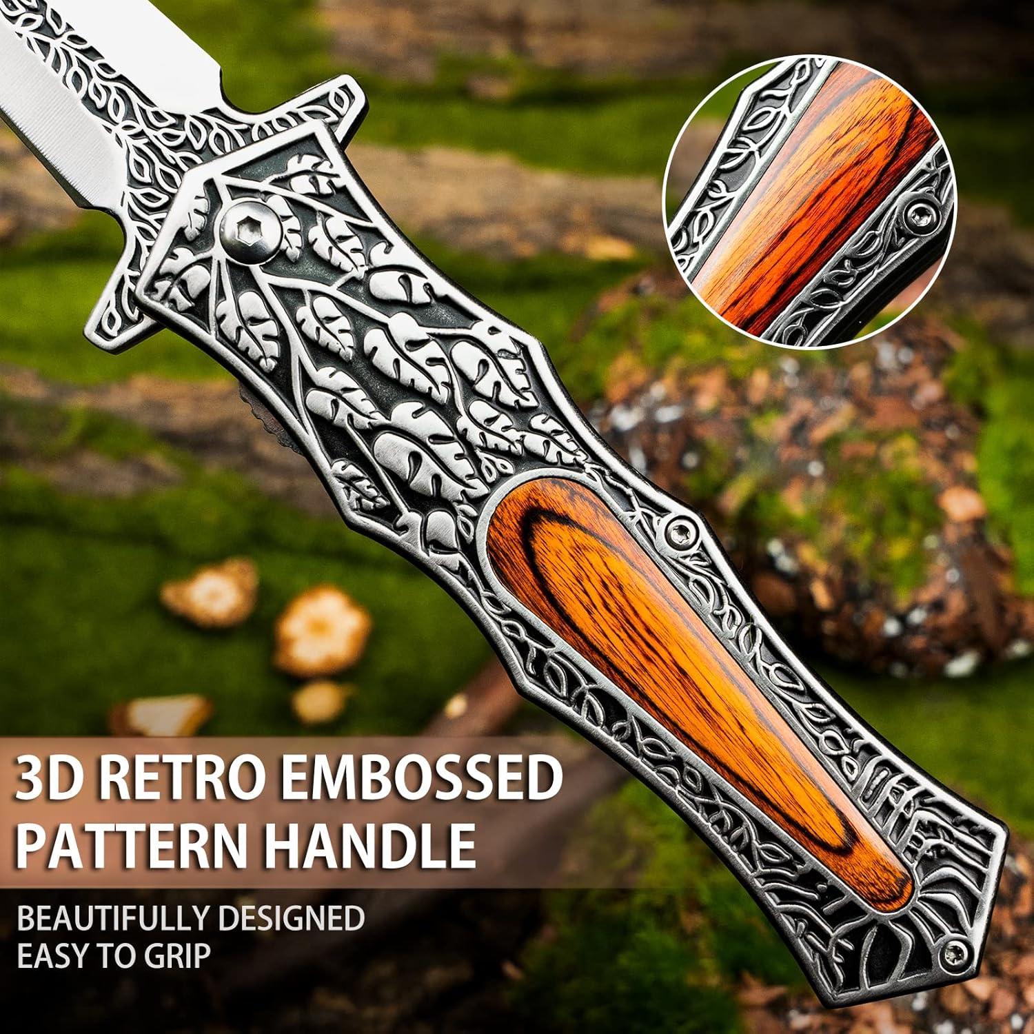 Stainless Steel EDC Knife for Everyday Utility, Collecting, And Outdoor Tasks detail image