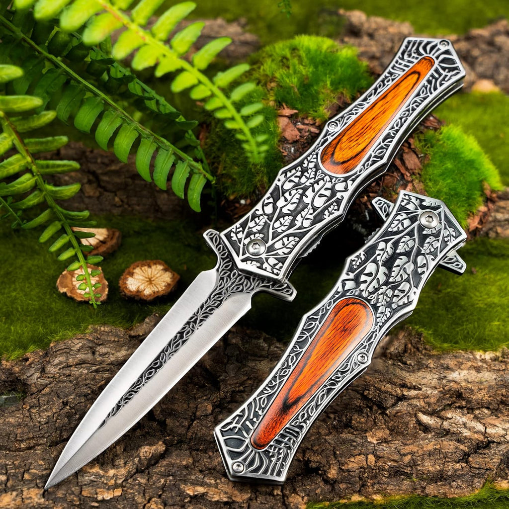 Stainless Steel EDC Knife for Everyday Utility, Collecting, And Outdoor Tasks detail image - detail view 7