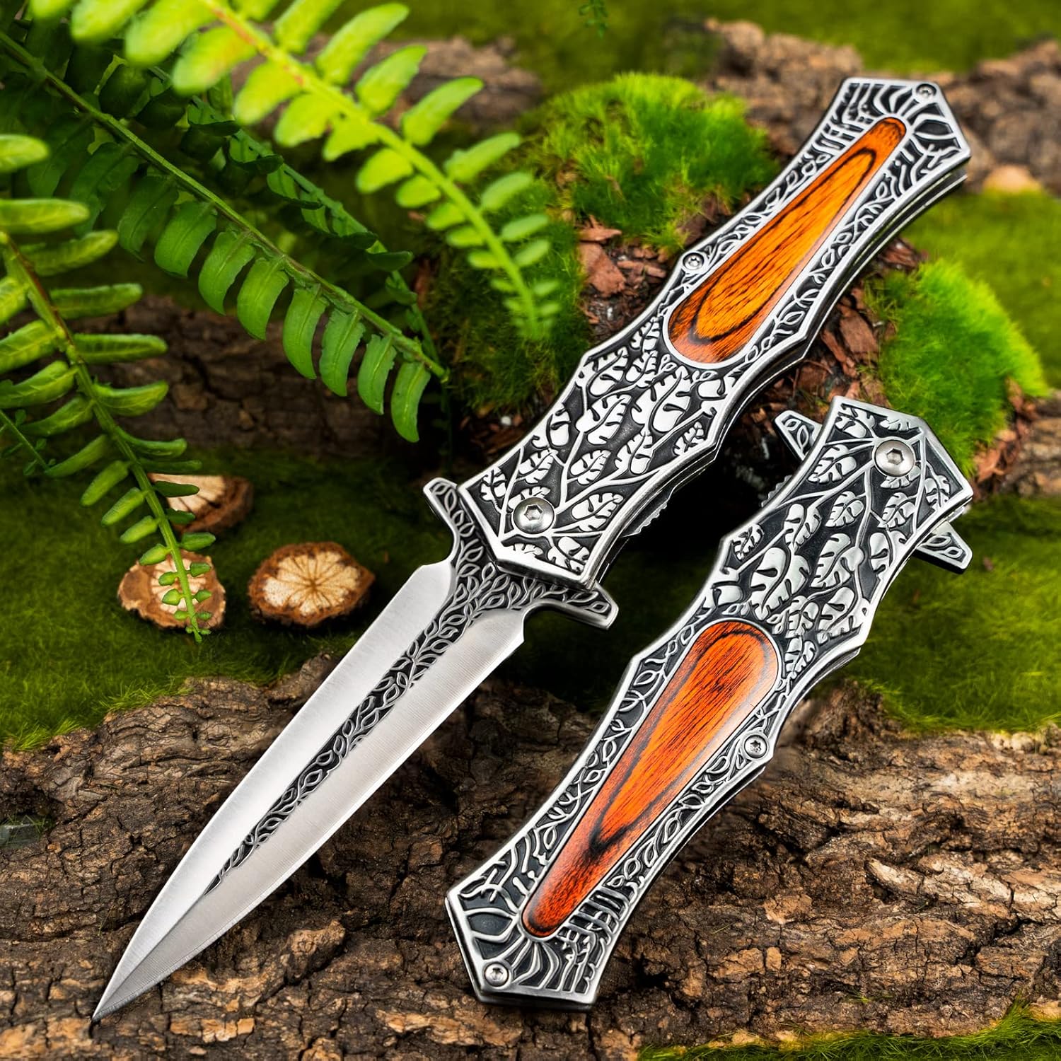 Stainless Steel EDC Knife for Everyday Utility, Collecting, And Outdoor Tasks detail image - detail view 7