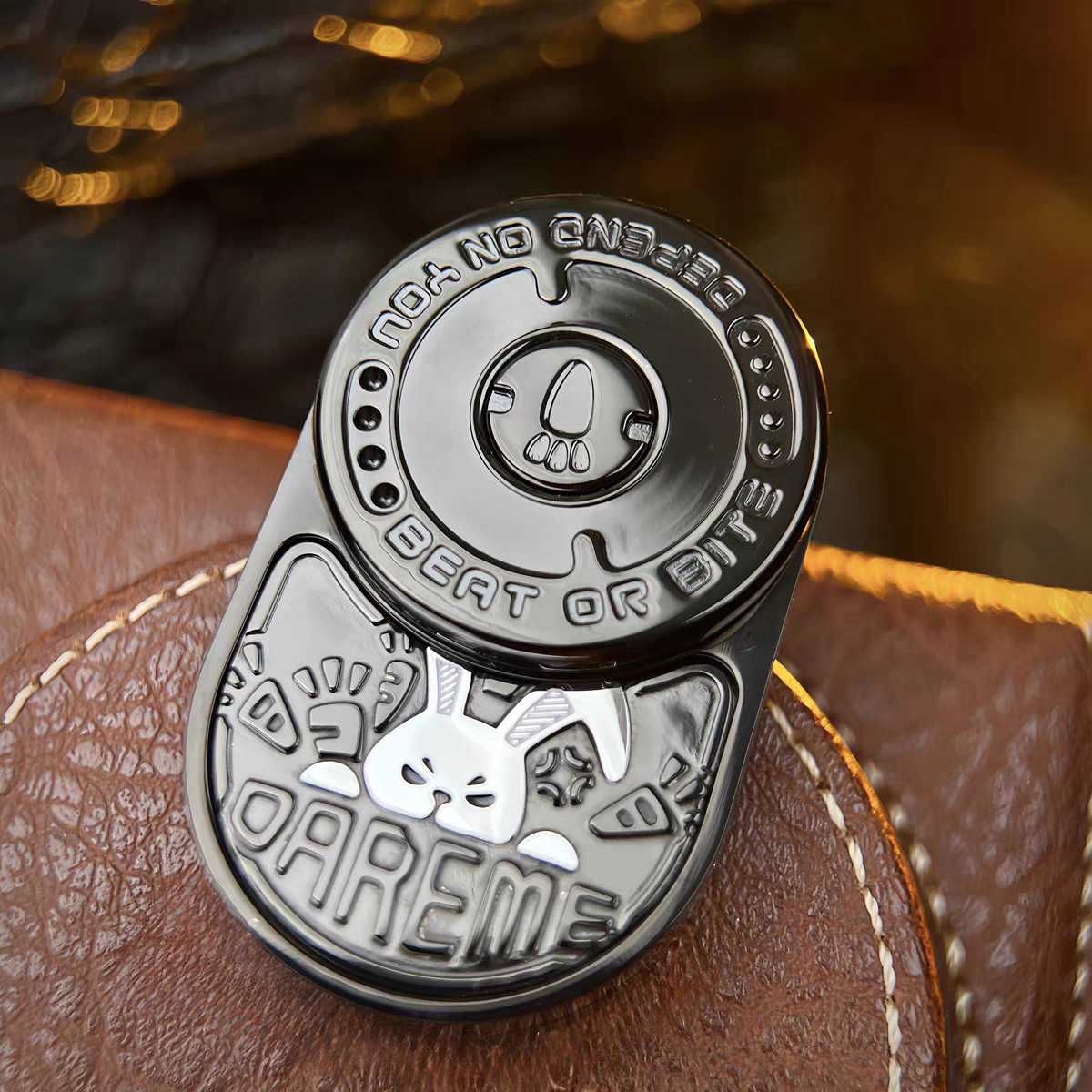 Stainless Steel Fidget Slider – 91g CNC Ding EDC Stress Relief Collectible variant image - product view 5