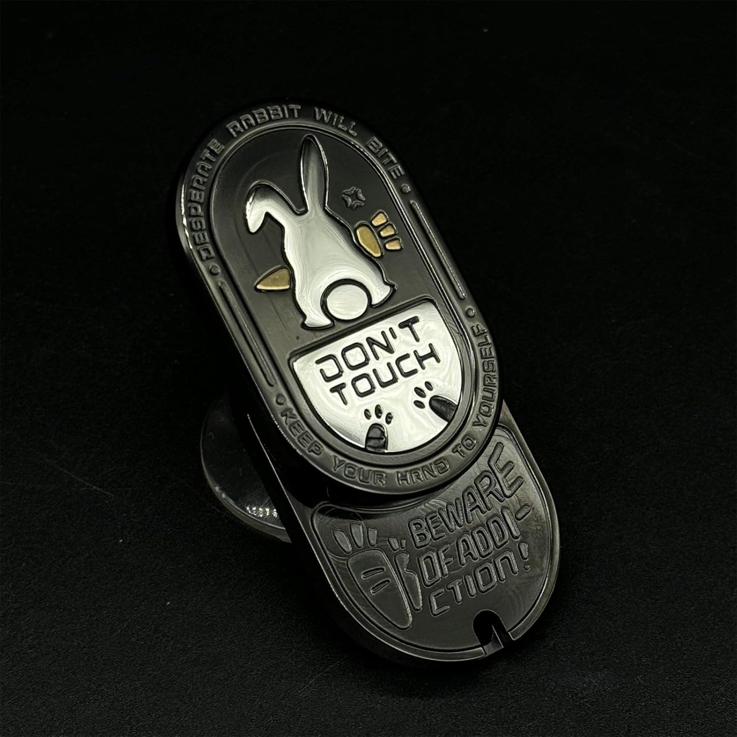 Stainless Steel Fidget Slider for Desk Breaks, Collecting, And Tactile Everyday Carry detail image - detail view 12