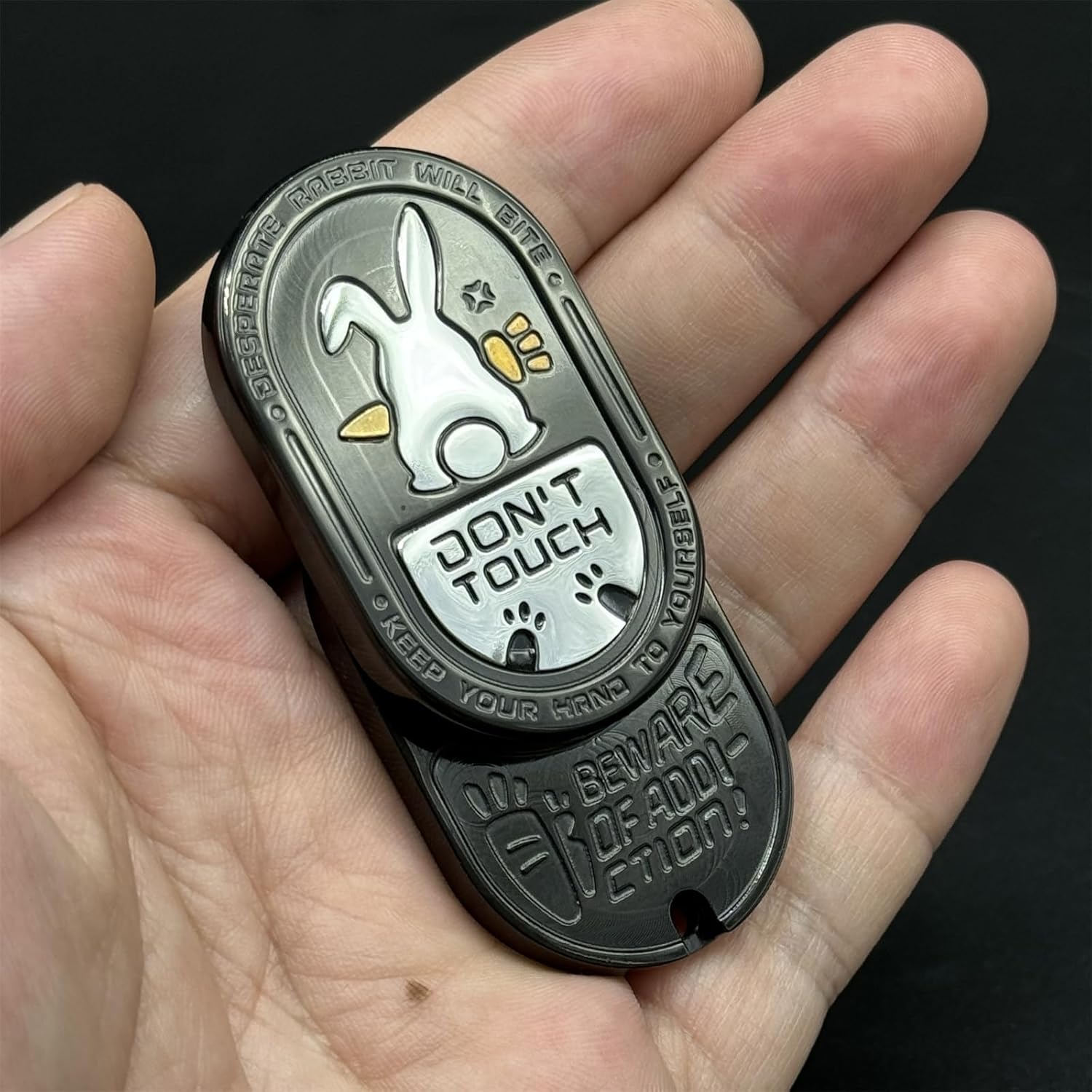 Stainless Steel Fidget Slider for Desk Breaks, Collecting, And Tactile Everyday Carry detail image - detail view 9
