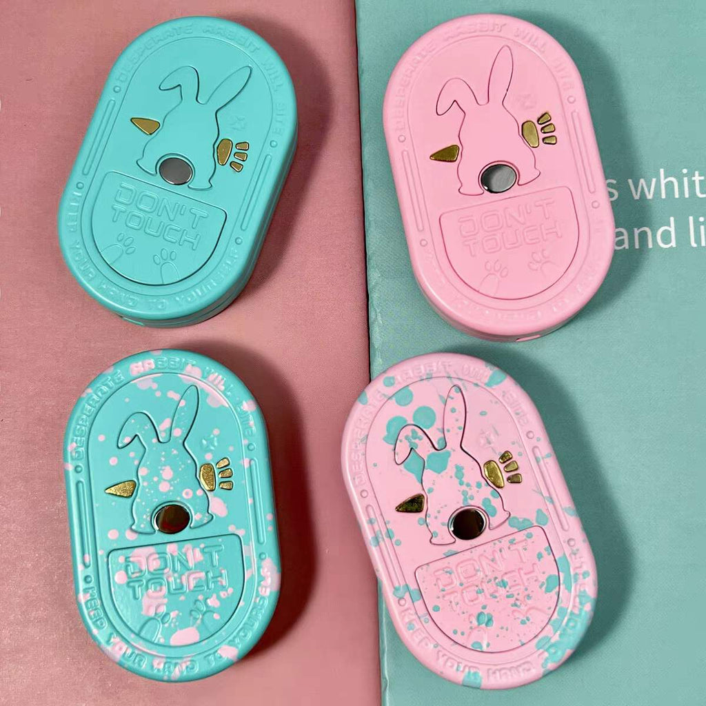 Stainless Steel Fidget Slider – Rabbit Sound Feedback for Desk Breaks, Collecting detail image - detail view 3