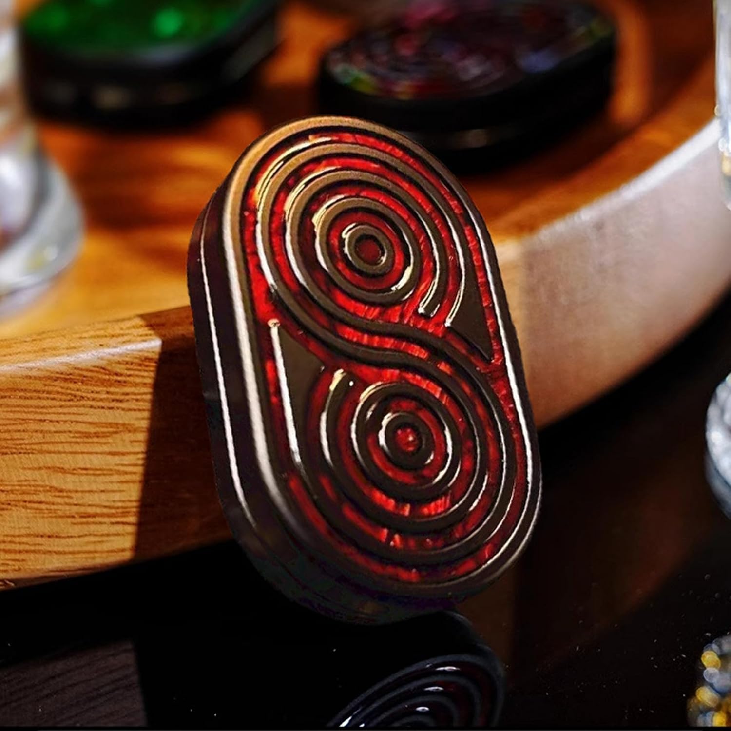 Stainless Steel Fidget Slider – Sound Feedback Spring Ball EDC Stress Relief Desk Toy detail image - detail view 4