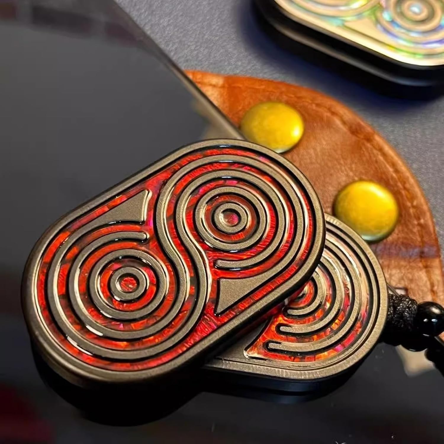 Stainless Steel Fidget Slider – Sound Feedback Spring Ball EDC Stress Relief Desk Toy detail image - detail view 5