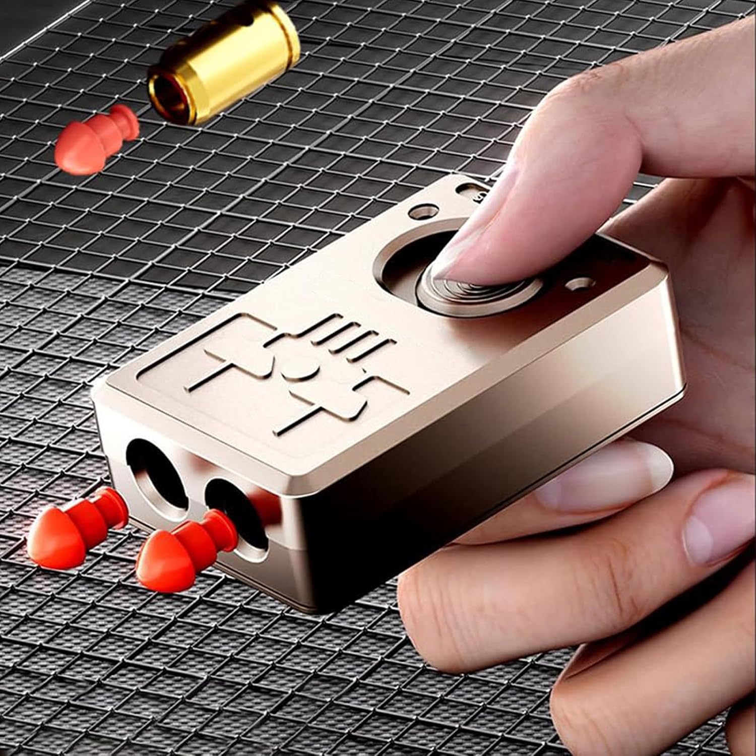 Stainless Steel Fidget Slider – TriggerCards for Desk Breaks, Collecting, And Tactile detail image - detail view 4