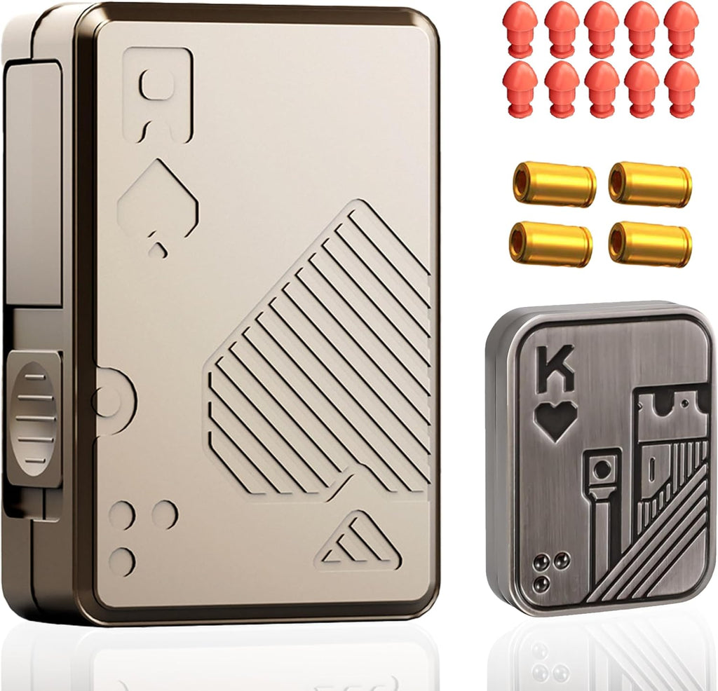 Stainless Steel Fidget Slider – TriggerCards for Desk Breaks, Collecting, And Tactile detail image - detail view 6