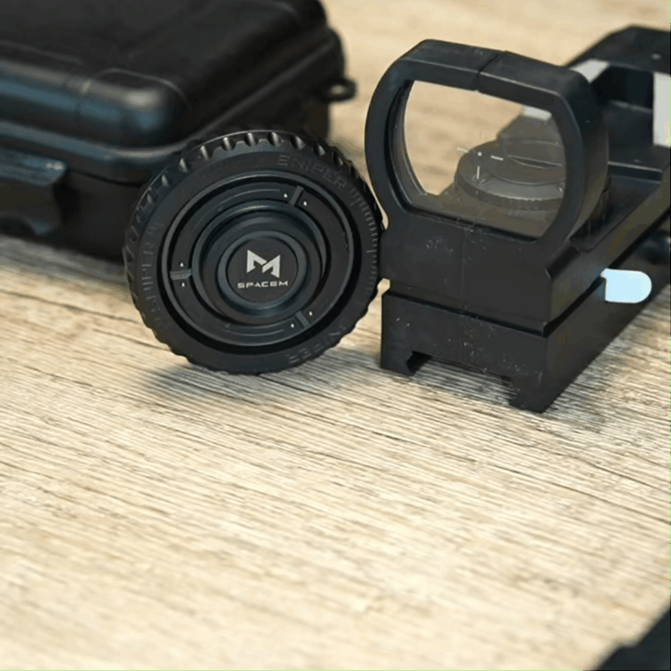Stainless Steel Fidget Slider – TriVortex 3-in-1 with Premium CNC Aluminum EDC Spinner detail image