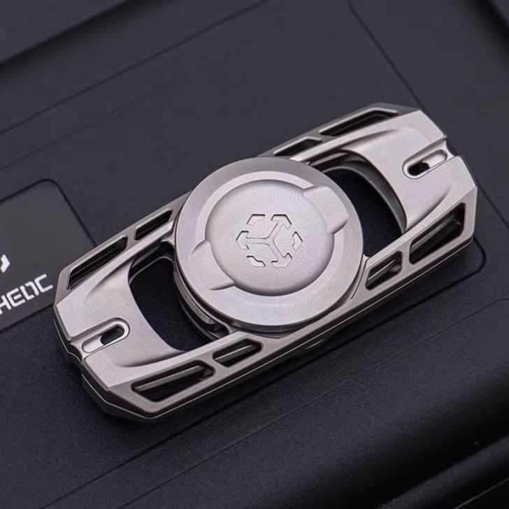 Stainless Steel Fidget Spinner – Lingyin with Tuning Fork Resonance EDC detail image - detail view 3
