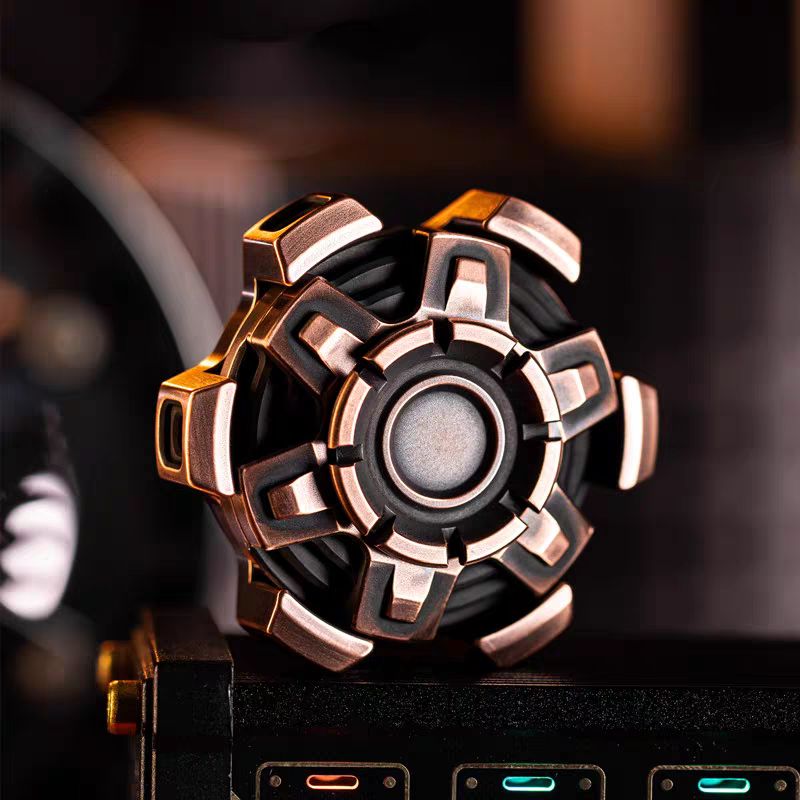 Stainless Steel Fidget Spinner – Machinarium with Dual Ring EDC detail image - detail view 7