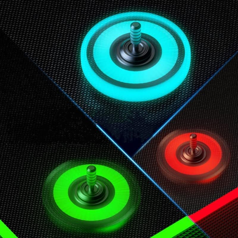 Stainless Steel Fidget Spinner – Metal Glow in the Dark Skull UFO detail image - detail view 4