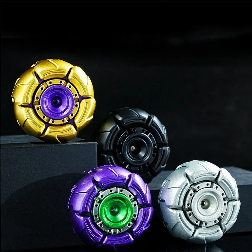 Stainless Steel Fidget Spinner – Metal Mecha Transforming with AlphaRevolve EDC detail image - detail view 7
