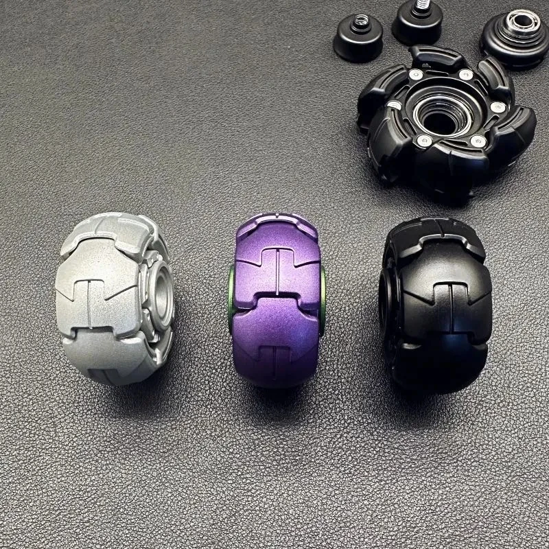 Stainless Steel Fidget Spinner – Metal Mecha Transforming with AlphaRevolve EDC detail image - detail view 8