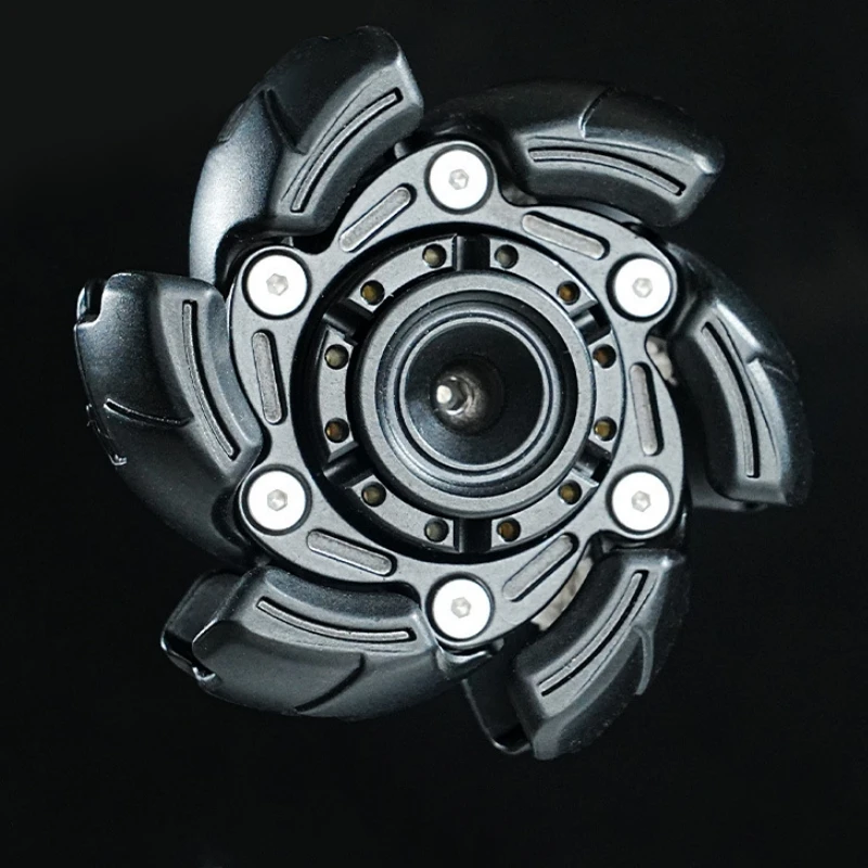 Stainless Steel Fidget Spinner – Metal Mecha Transforming with AlphaRevolve EDC variant image