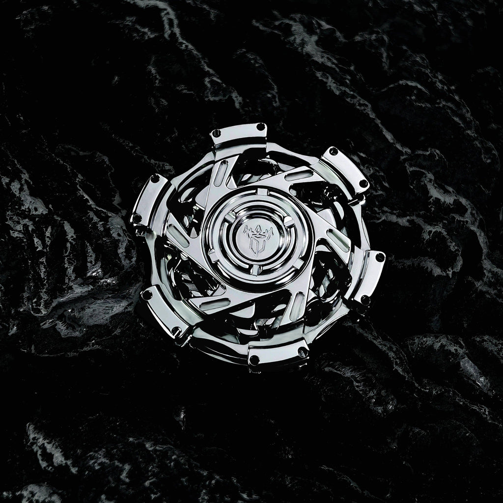 Stainless Steel Fidget Spinner – Metal Triple-Ring Linked 195g product image