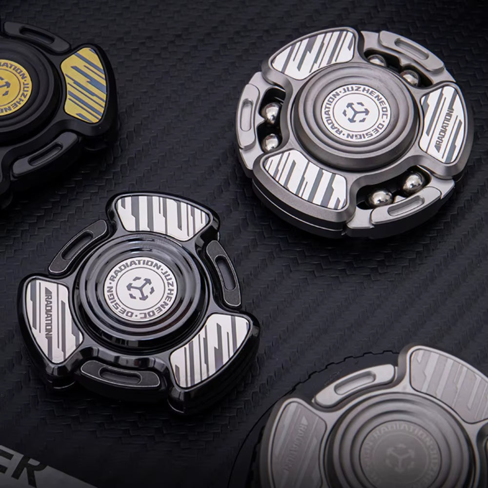 Stainless Steel Fidget Spinner – RadiCore Premium EDC with Aerospace Aluminum & detail image - detail view 4