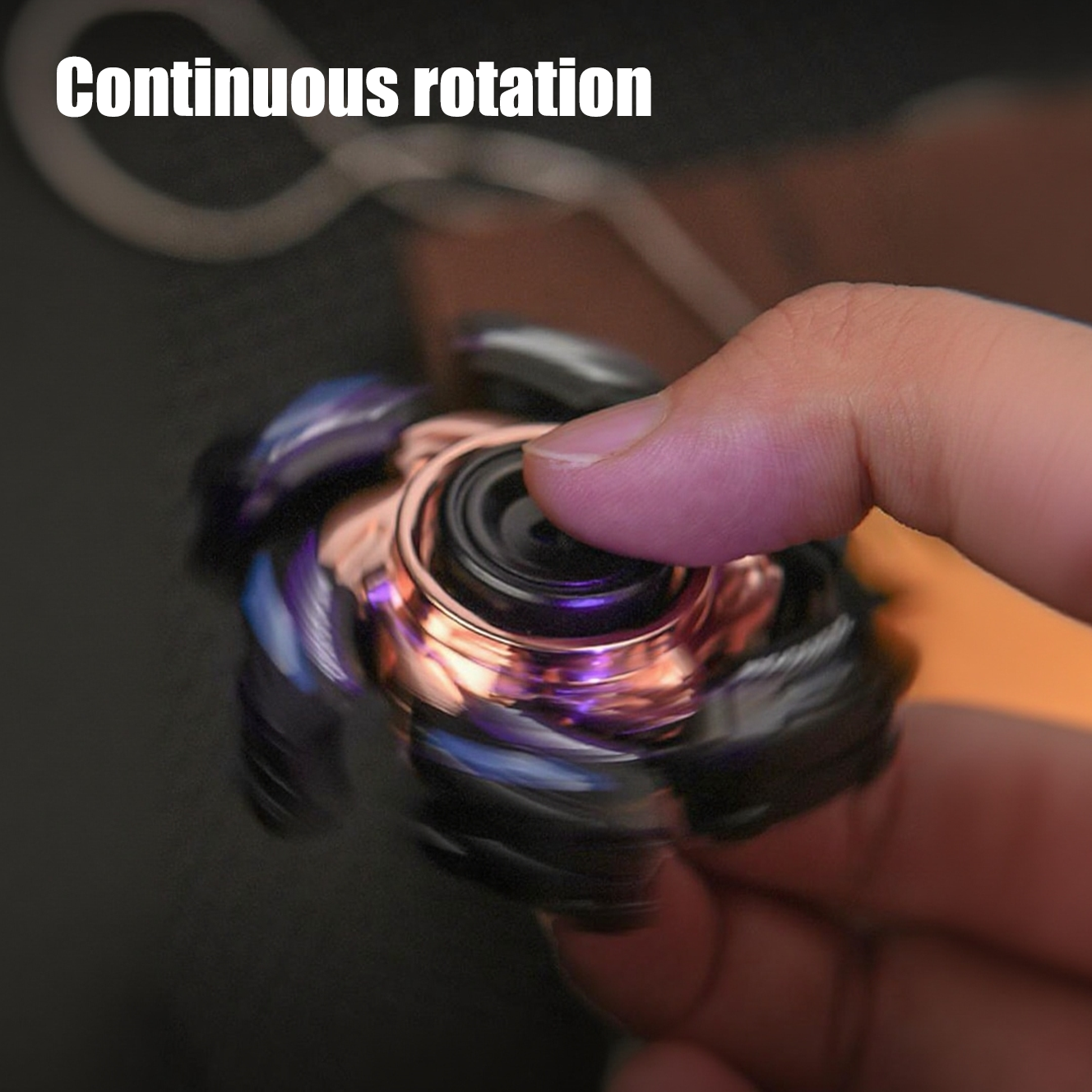 Stainless Steel Fidget Spinner – TempestClaw Mecha with Premium EDC detail image - detail view 5