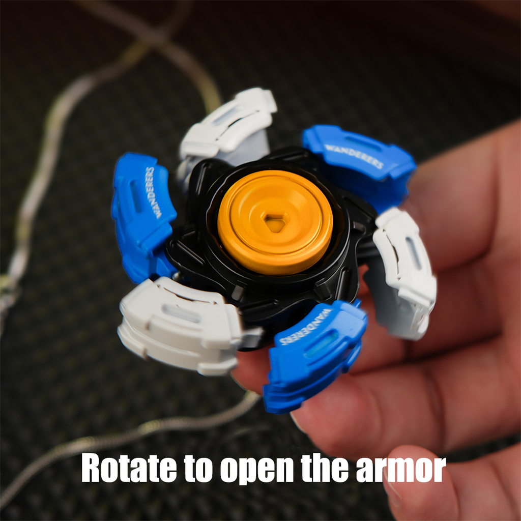 Stainless Steel Fidget Spinner – TempestClaw Mecha with Premium EDC product image