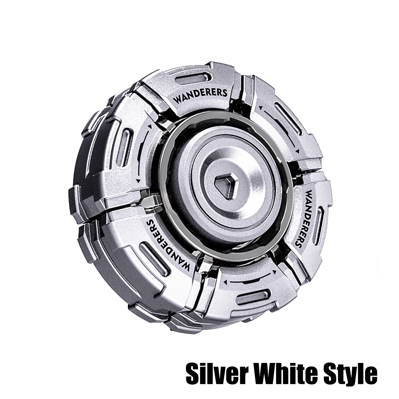 Stainless Steel Fidget Spinner – TempestClaw Mecha with Premium EDC variant image