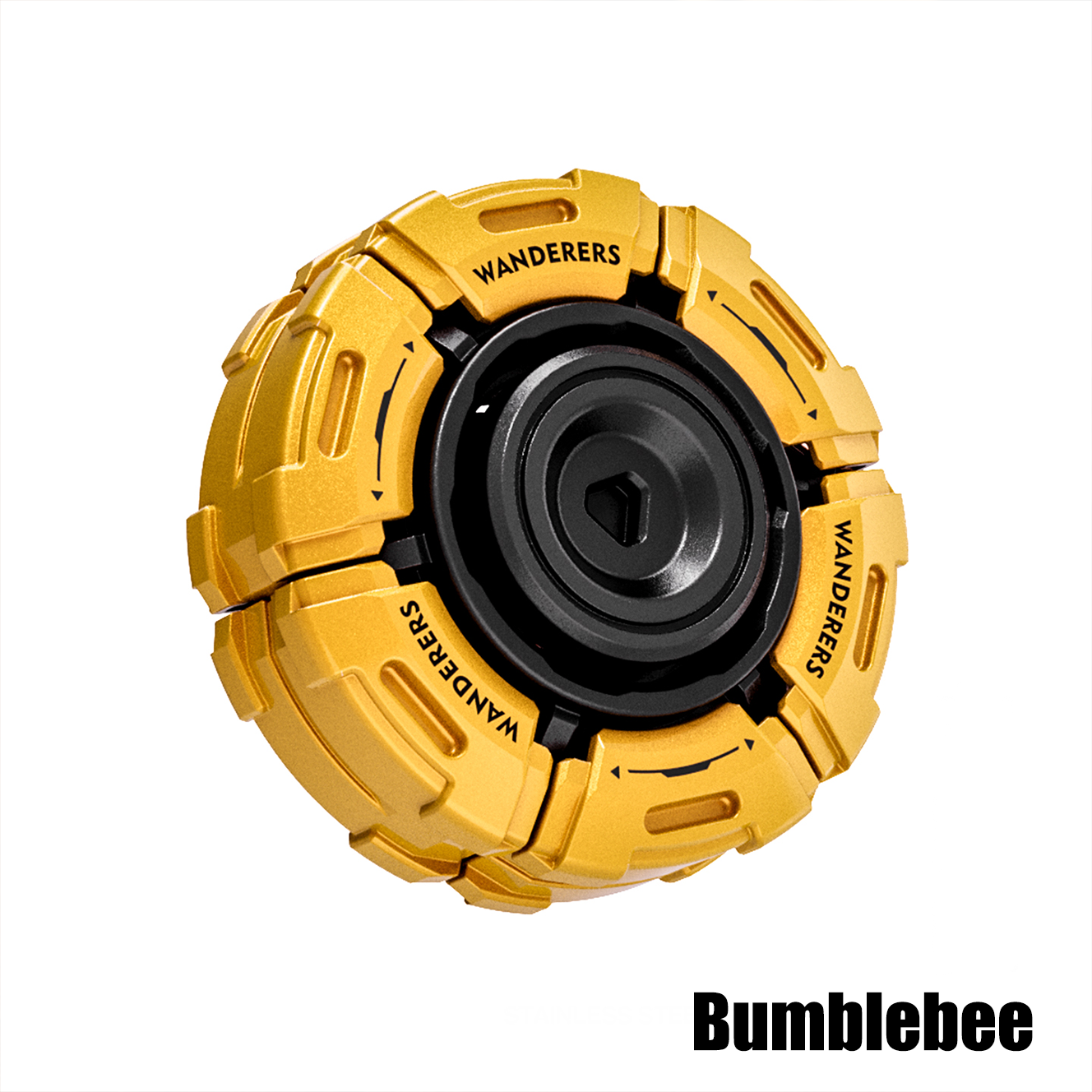 Stainless Steel Fidget Spinner – TempestClaw Mecha with Premium EDC variant image - product view 11