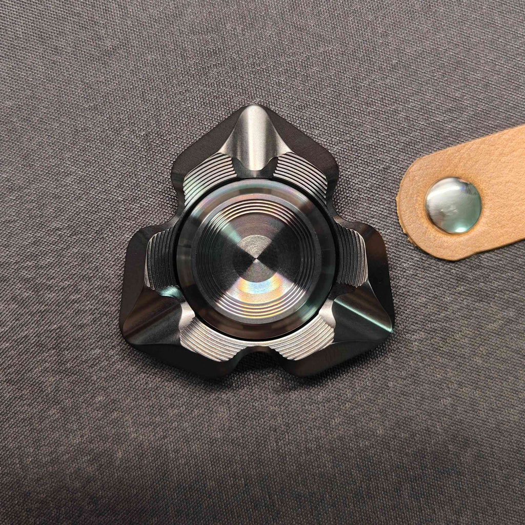 Stainless Steel Fidget Spinner – Valkyrie with Tri-Blade with Noisy Bearing product image