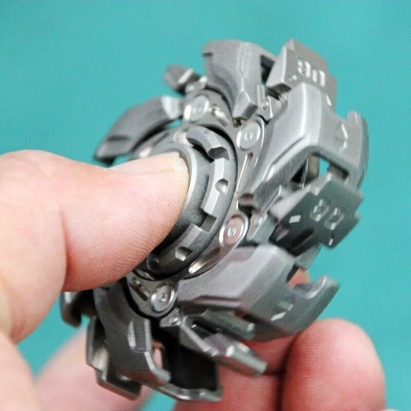 Stainless Steel Fidget Spinner – WarpFang Mecha with EDC Stress Relief Toy variant image - product view 15