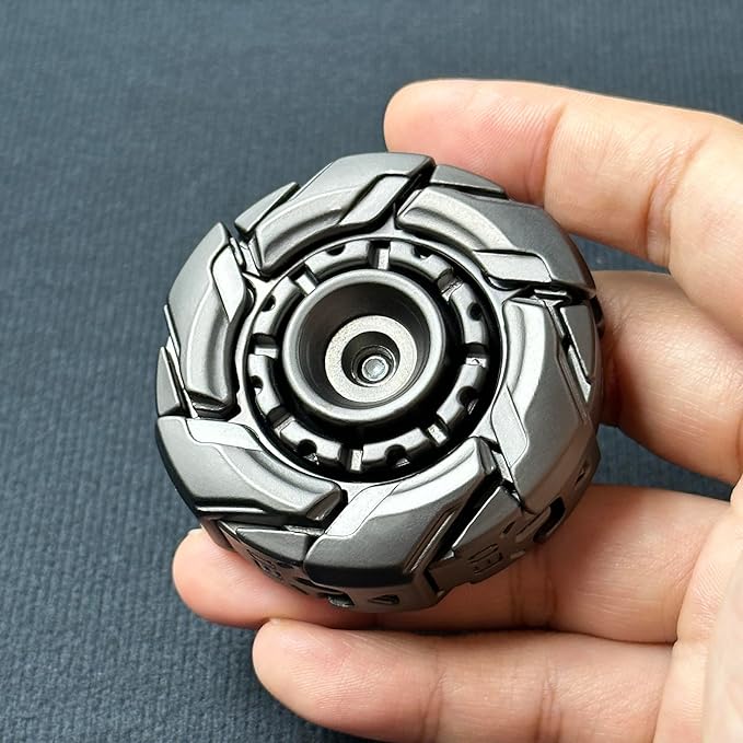 Stainless Steel Fidget Spinner – WarpFang Mecha with EDC Stress Relief Toy variant image - product view 14