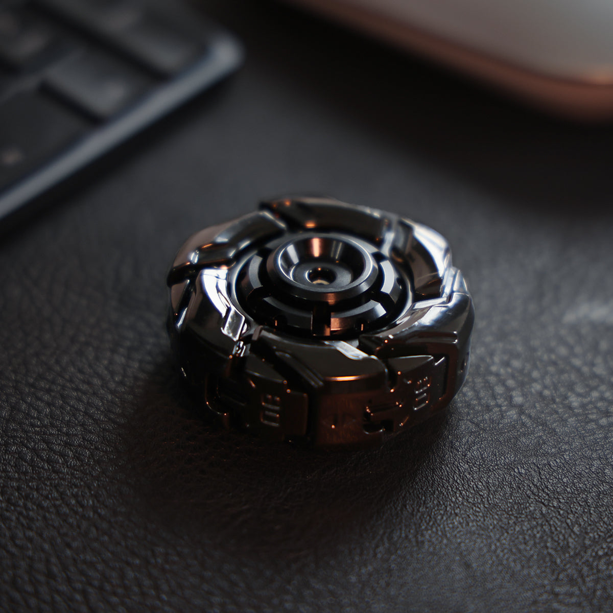 Stainless Steel Fidget Spinner – WarpFang Mecha with EDC Stress Relief Toy variant image - product view 34