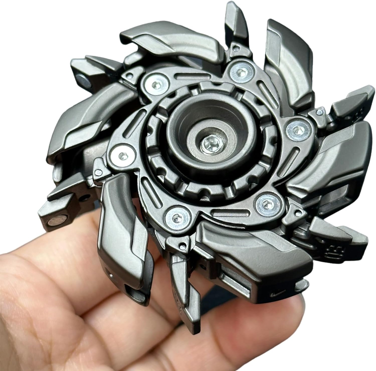 Stainless Steel Fidget Spinner – WarpFang Mecha with EDC Stress Relief Toy detail image - detail view 16